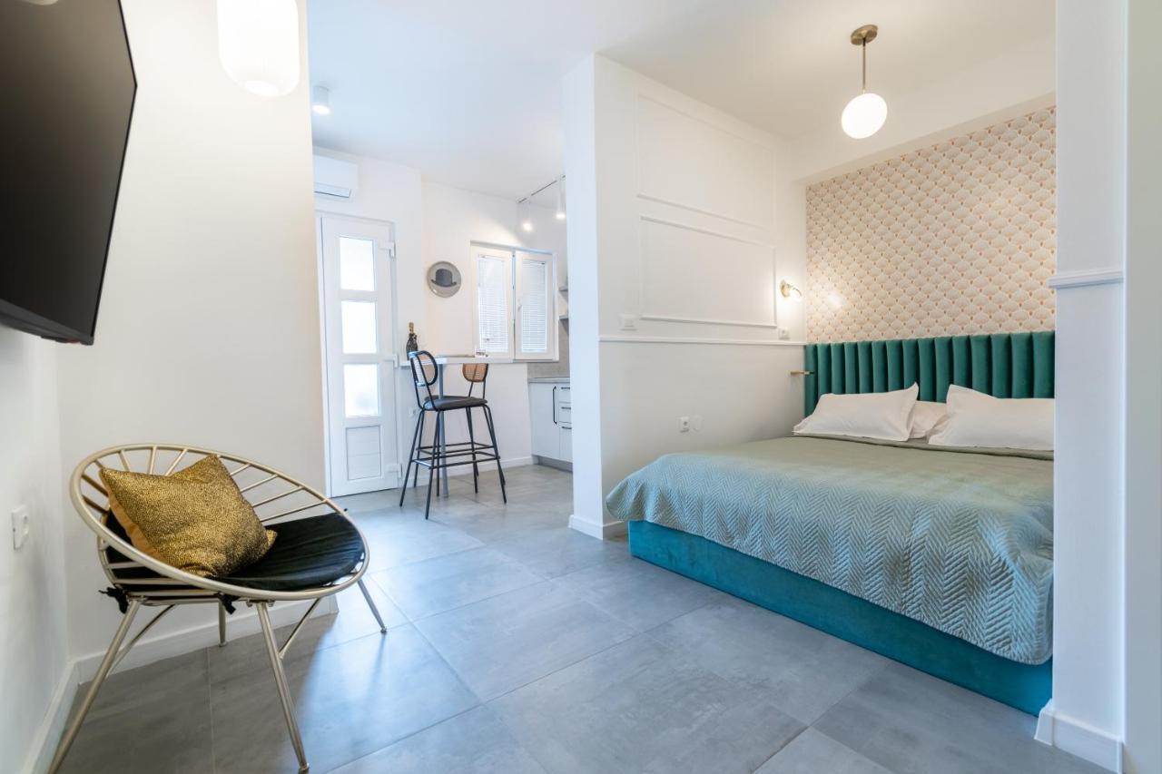 Studio Apartment Smile, Near Beach & Center, Free Parking, Balcony 马卡尔斯卡 外观 照片